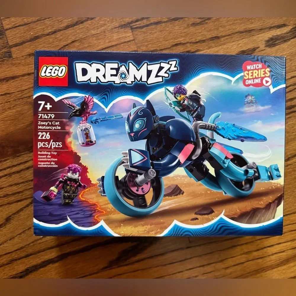 New in Box LEGO DREAMZzz Dreams #71479 Zoey's Cat Motorcycle Lego Set